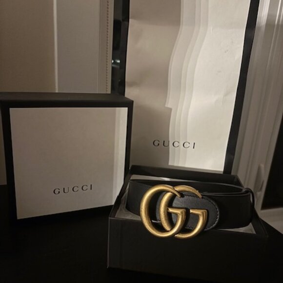 Gucci GG Marmont Wide Belt - Picture 1 of 8